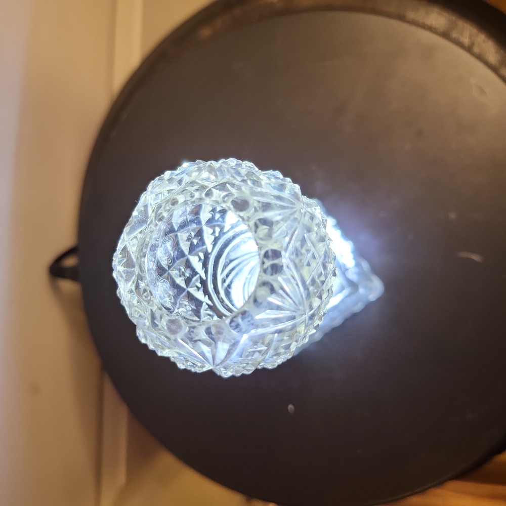 Antique Cut Crystal Bud Vase 6" - Picture 5 of 10
